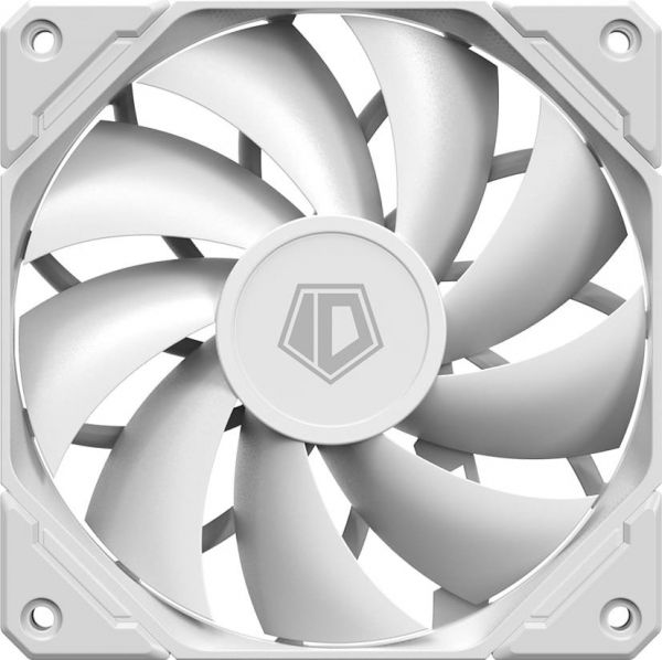  120 , ID-Cooling TF-12025-PRO White, 120x120x25 , 700-1800 /, 15.2-35.2 , 4-pin (PWM), 82.5CFM ,   -  2