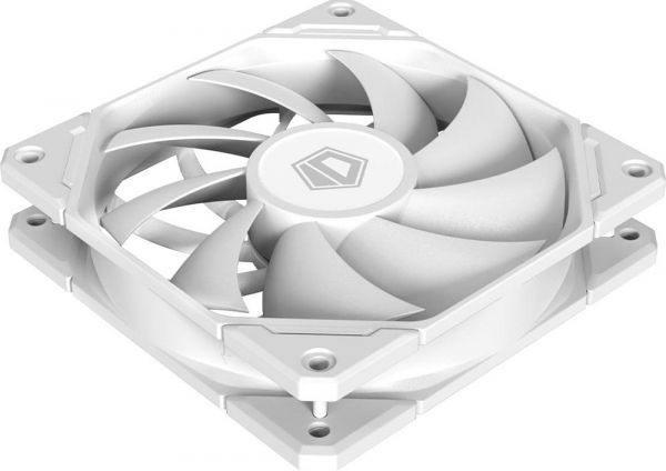  120 , ID-Cooling TF-12025-PRO White, 120x120x25 , 700-1800 /, 15.2-35.2 , 4-pin (PWM), 82.5CFM ,   -  4