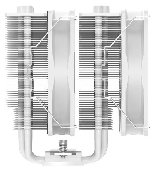    ID-Cooling SE-206-XT White, 2x120 , /, Intel: 1851, 1700, 1200, 1151, 1150, 1155, 1156, AMD: AM5, AM4, 136156120 , 4-pin PWM,  250  -  5