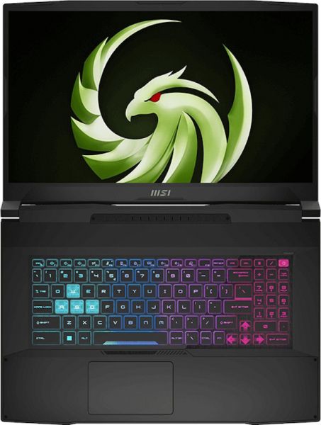  MSI Bravo, Black, 17.3" (1920x1080, IPS, 144 ), Ryzen 9 7940HS (8x4.0-5.2 GHz), 16Gb DDR5, 1Tb NVMe, GeForce RTX 4060 (8Gb GDDR6), Web, WiFi 6E, Bluetooth 5.3, 1xType-C / 2xUSB 3.2 / 1xUSB 2.0, HDMI, DOS, 53.5 Wh, RGB   -  3