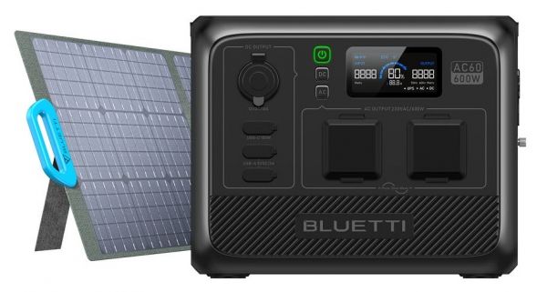   BLUETTI PowerOak AC60, Black, 600  / 403 /,  , 1xType-C (100 ), 2xUSB (5, 3), 2 x   , 2 x    230V,  LiFePO4 -  6