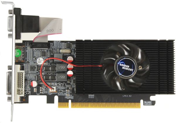  GeForce GT730, Golden Memory, 4Gb GDDR5, 128-bit, VGA/DVI/HDMI, 730/5010 MHz (GT730D54G128bit) -  1