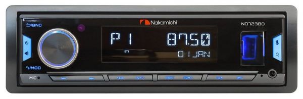  Nakamichi NQ723BD DSP, Bluetooth, USB, SD/MMC, 1 Din, Multicolor -  1