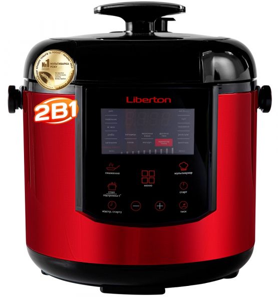 - Liberton LPC-4502, Red/Black, 1000W,  ,  6, , 18 , ,  ,  ,  -  1