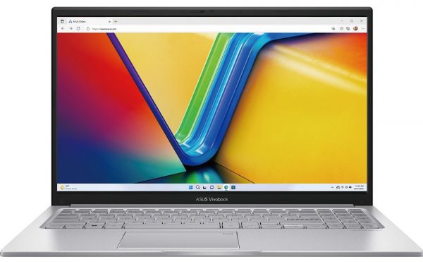  15" Asus VivoBook 15 X1504ZA-BQ505W Silver 15.6" FullHD 1920x1080 , Intel Core i3-1215U 1.2-4.4GHz, RAM 8GB, SSD 512GB, Intel Iris Xe Graphics, Windows 11 Home -  1