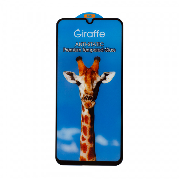    Samsung A30/A30s/A50/M21/M30s/M31, GIRAFFE Anti-static glass, Black -  1