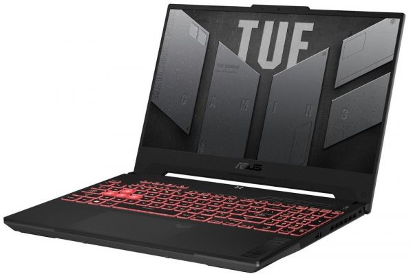  15" Asus TUF Gaming A15 FA507NV-LP110 (90NR0E88-M00970) Jaeger Gray 15.6" FullHD 1920x1080 IPS  144Hz, AMD Ryzen 5 7535HS 3.3-4.55GHz, RAM 16GB, SSD 512GB, nVidia GeForce RTX 4060 8GB, DOS -  3