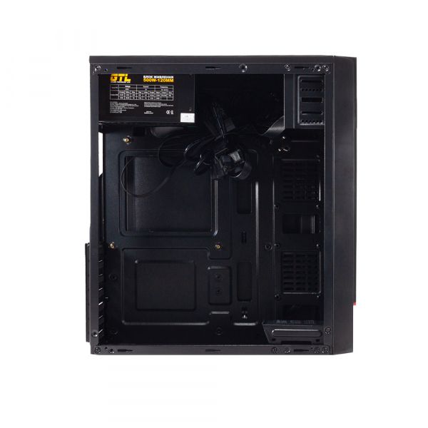  GTL T1610+ Black, 500W, Mini Tower, Micro ATX / Mini ITX, 2xUSB 2.0, 370x176x410 , 0.4 , 2.6  -  5