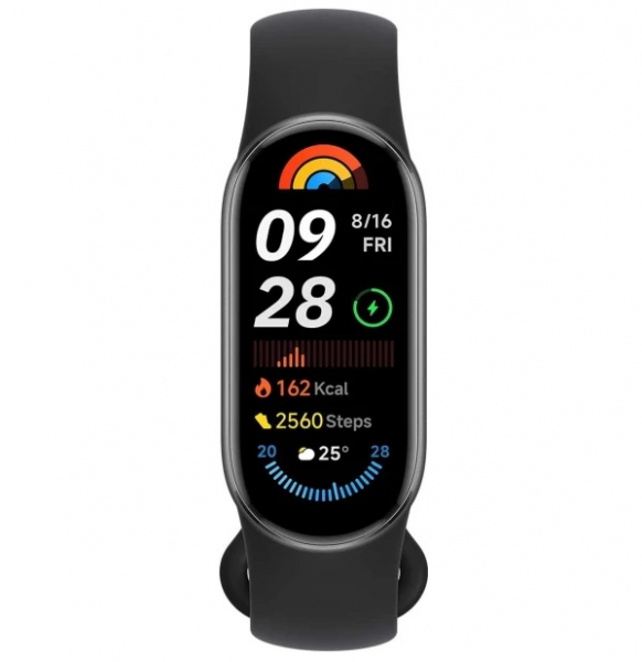 - Xiaomi Mi Smart Band 9, Midnight Black, AMOLED  1.62" (192x490), 128Mb / 8Mb, Bluetooth 5.2, 233 mAh -  1