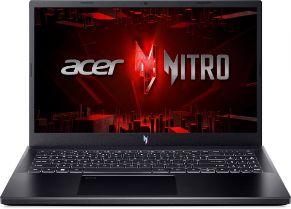  Acer Nitro V 15 ANV15-51-545T, Obsidian Black, 15.6" (1920x1080, IPS), Core i5-13420H (8x2.1-4.6 GHz), 16Gb DDR5, 512Gb NVMe, GeForce RTX 4050 (6Gb), WiFi 6E, Bluetooth 5.1, Web, 1xType-C / 3xUSB 3.0, HDMI, 57 Wh,   (NH.QNBEU.00D) -  2