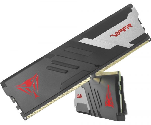  16Gb x 2 (32Gb Kit) DDR5, 6000 MHz, Patriot Venom, Black, 30-40-40-76, 1.35V,   (PVV532G600C30K) -  2