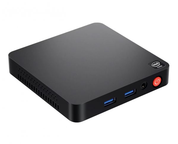  Beelink Thin T5, Black, Celeron N4020 (2x1.1-2.8 GHz, 6 ), 4Gb DDR4 SO-DIMM, 64Gb SSD, UHD Graphics 600, WiFi 5, Bluetooth 5.2, GLan, 3xUSB 3.2, 2xHDMI, Windows 11 Pro (BLT5N4020464BK_W6) -  1