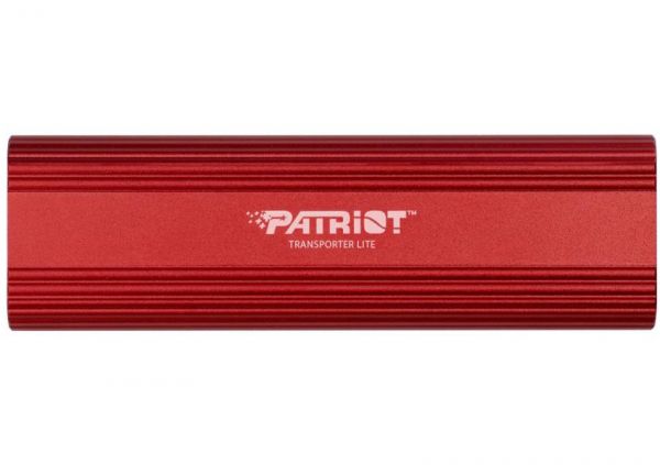   SSD, 1Tb, Patriot Transporter Lite, Red, USB 3.2 Type-C, 1000 / 1000 MB/s (PTPL1TBPEC) -  3