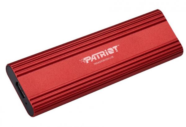   SSD, 1Tb, Patriot Transporter Lite, Red, USB 3.2 Type-C, 1000 / 1000 MB/s (PTPL1TBPEC) -  4