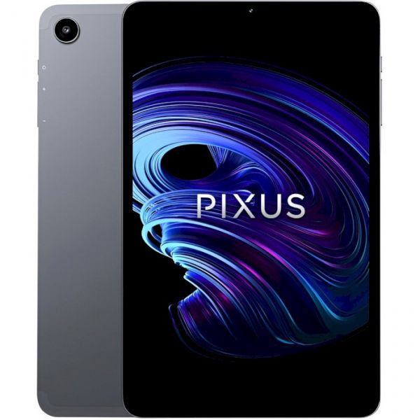  8.4" Pixus Folio 4G, Grafite, 1920x1200, IPS, Unisoc Tiger T606 8x1.6GHz, RAM 6Gb, ROM 128Gb, GPS, LTE, Wi-Fi, BT, 2 Cam (5Mp + 5Mp), 5000 mAh, Android 13 -  1