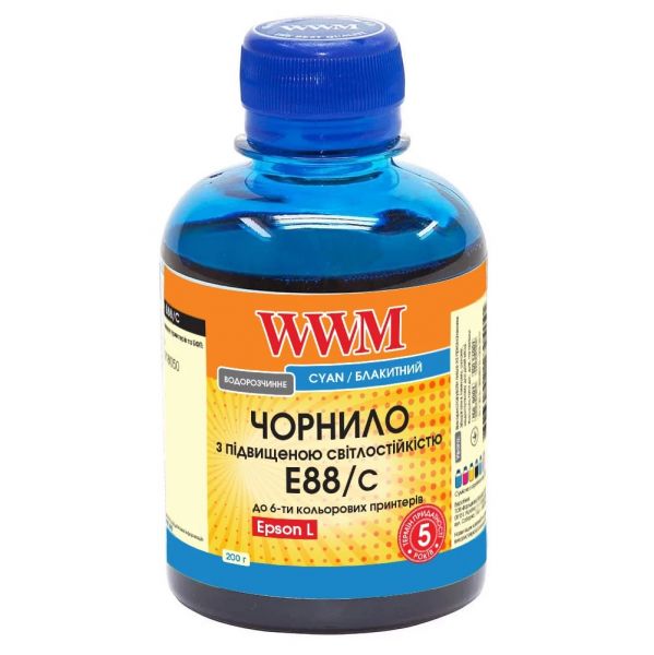  WWM Epson 108, Cyan, L8050/L18050, 200 ,  (E88/C) -  1