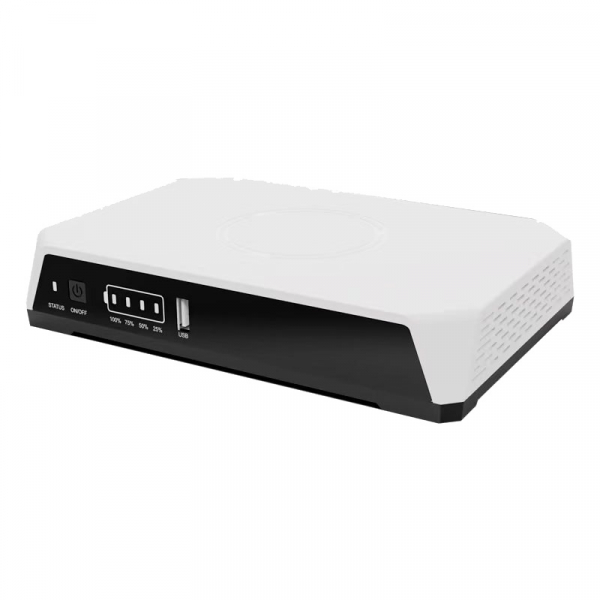      LogicPower GV-703-UPS-DC20-40W, White, 16000 mAh (40Wh), 1xDC (12V/1.5A), 1xDC (9V/2.0A), 1xDC (5V/2.1A), 1xUSB (5V/2.1A),  POE  15/24 -  1