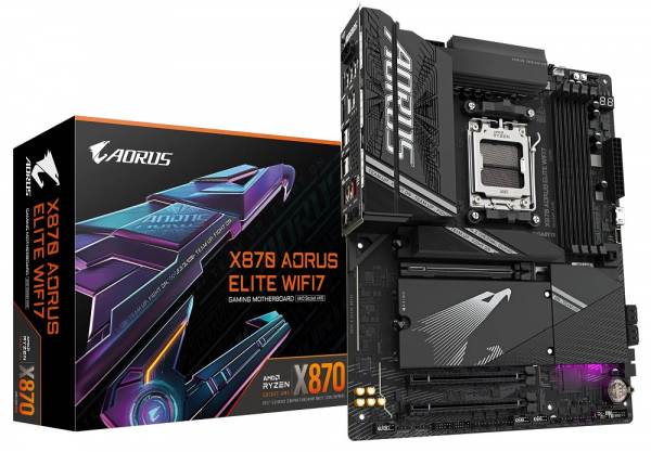   Gigabyte X870 AORUS Elite WIFI7 (AM5, X870, DDR5) -  1