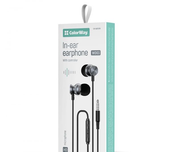  olorWay 3.5 mm Wired Earphone UrbanBeat Black CW-WD03BK -  2