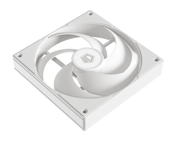  140 , ID-Cooling AS-140-W DUET, White, 140x140x25 , PWM, 300200~1800 10% /, 24.9 , 4-pin,   -  4