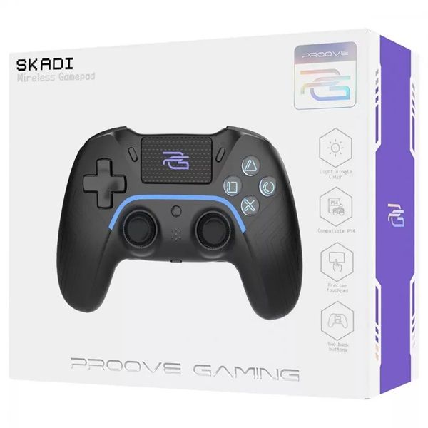  Proove Skadi, Black,  (Bluetooth), PS4 / PC / Android, ,  400 mAh, Type-C (WGSK00022001) -  6