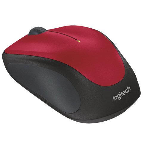  Logitech M235, Red/Black, USB, , , 1000 dpi, 3 , 1xAA (910-002496) -  1