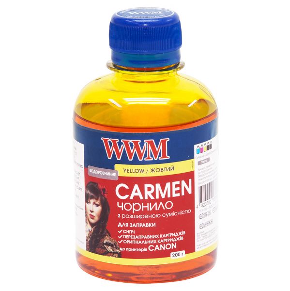  WWM Canon CARMEN, CL-31/38/41/51/511/513, CLI-8Y/36/426Y/521Y, Yellow, 200 , ,  (CU/Y) -  1