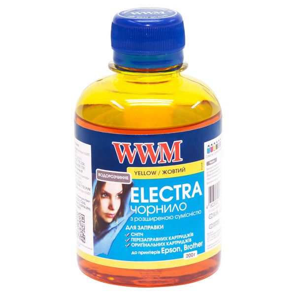  WWM Epson Universal ELECTRA, C/CX, T/TX, S/SX, B/BX, R/RX, T/TX, P/PX, Yellow, 200 ,  (EU/Y) -  1