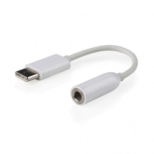   Cablexpert CCA-UC3.5F-01-W Type-C - - 3.5 mm, White -  1