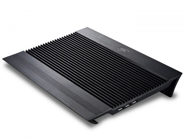 ϳ    17" DeepCool N8, Black, 2x14   (25.1 dB, 1000 rpm),  , 4xUSB Hub, 380x278x55 , 1244  (DP-N24N-N8BK) -  1