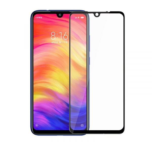    Xiaomi Redmi 7, Glass Pro+, 5D Glass Full Glue, Black -  1