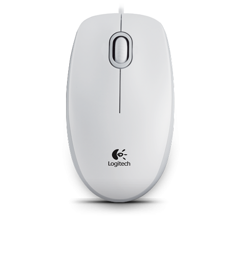  Logitech M100, White, USB, , 1000 dpi, 3  (910-005004) -  1