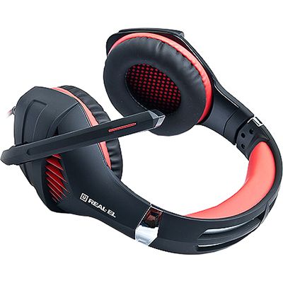  REAL-EL GDX-7600 Black-Red -  3