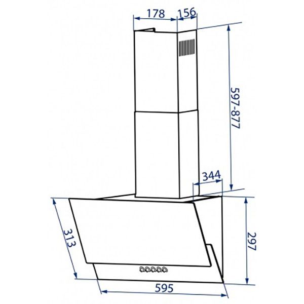  Minola HDN 6212 WH/I 700 LED -  8