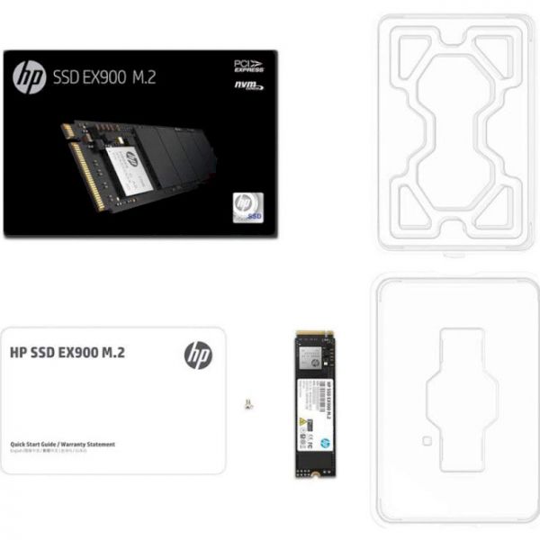   M.2 1Tb, HP EX900, PCI-E 3.0 x4, 3D TLC, 2150/1815 MB/s (5XM46AA) -  5