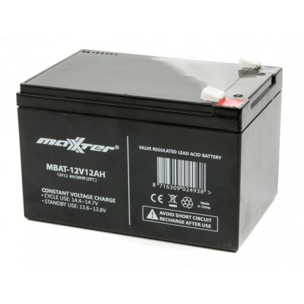      Maxxter 12V 12AH (MBAT-12V12AH) AGM -  1