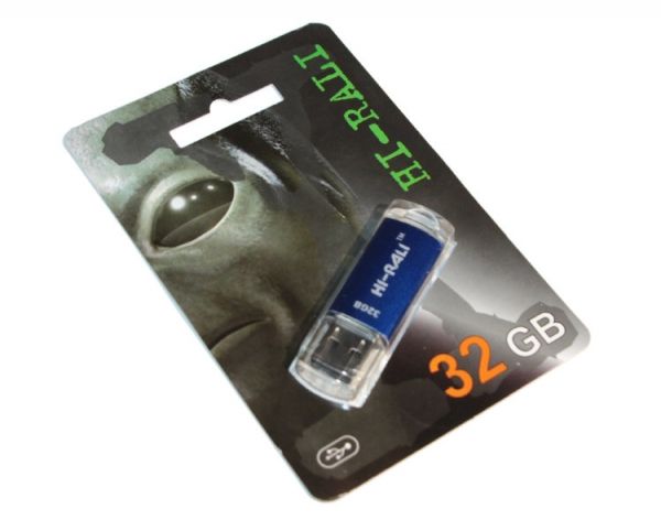 - USB 32GB Hi-Rali Rocket Series Blue (HI-32GBVCBL) -  1