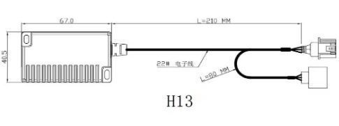  Led Prime-X R1 H13  (2 .) -  1