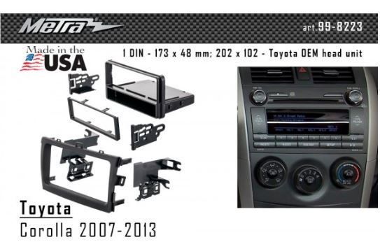   Metra 99-8223 Toyota Corolla 2007+ 1/2DIN -  1