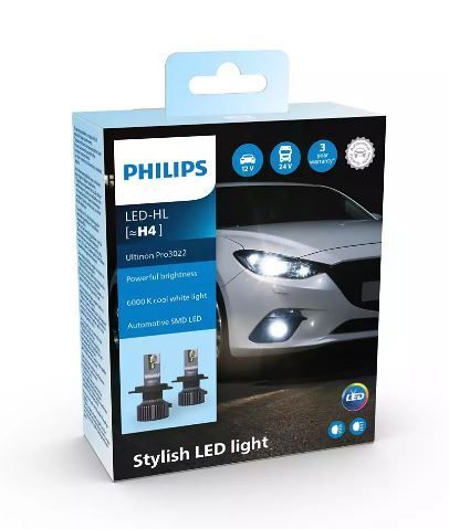   PHILIPS H4 11342U3022X2 Ultinon Pro 3022 LED-HL 12/24V -  1