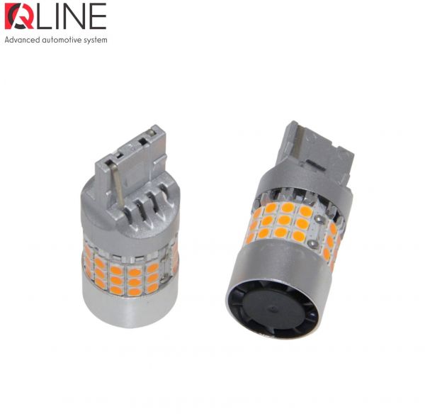  LED Qline 7440 (W21W) Amber CANBUS (2) -  1