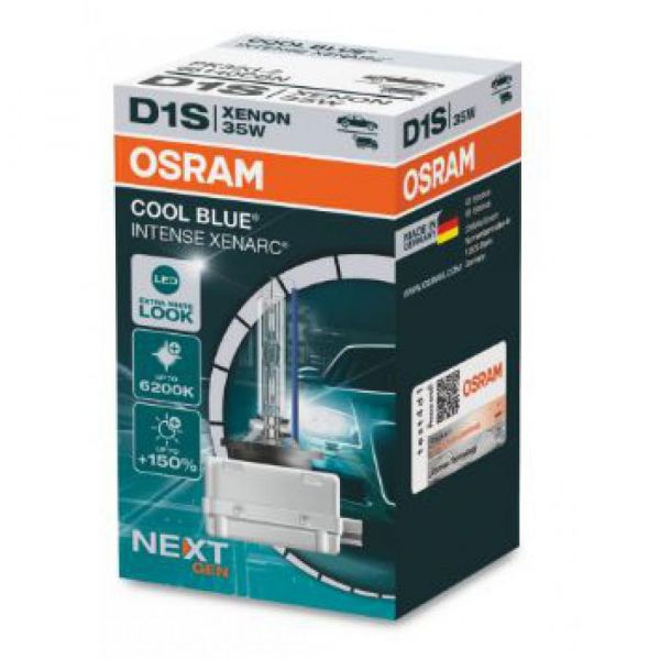   Osram D1S 35W PK32d-2 Cool Blue Intense Next Gen +150% 1  (66140CBN) -  1