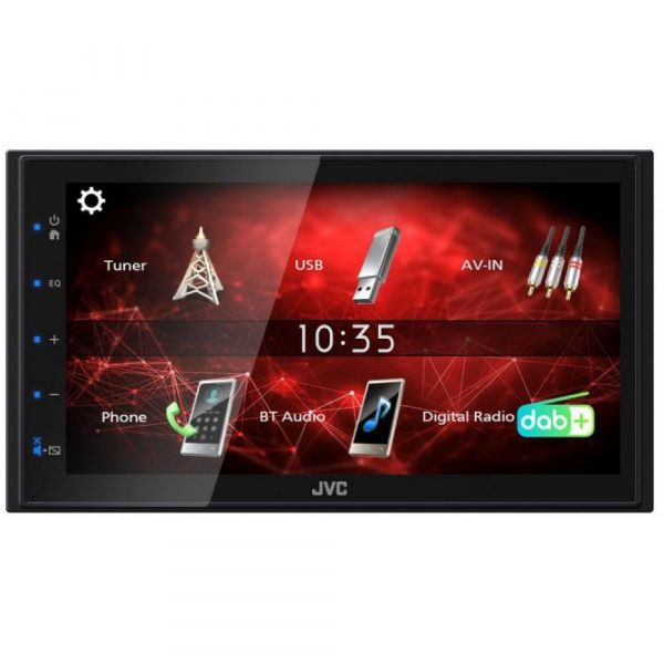  2-DIN JVC KW-M27DBT -  1