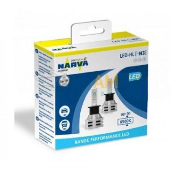   Narva H3 12/24v 6500K X2 18058 Range Performance -  1