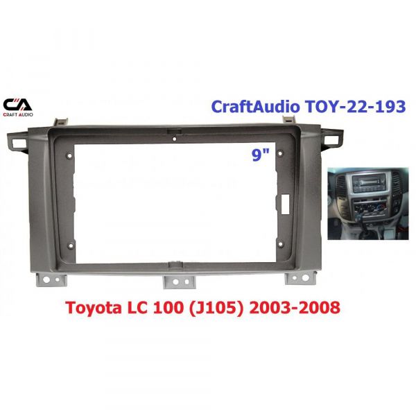   CraftAudio TOY-22-193 Toyota LC 100 (J105) 2003-2008 9" -  1