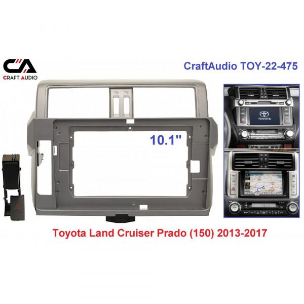   CraftAudio TOY-22-475 TOYOTA Land Cruiser Prado (150) 2013-2017 10.1" -  1