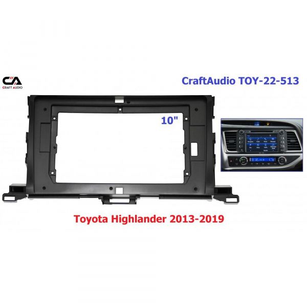   CraftAudio TOY-22-513 TOYOTA Highlander 2013+ 10.1" -  1