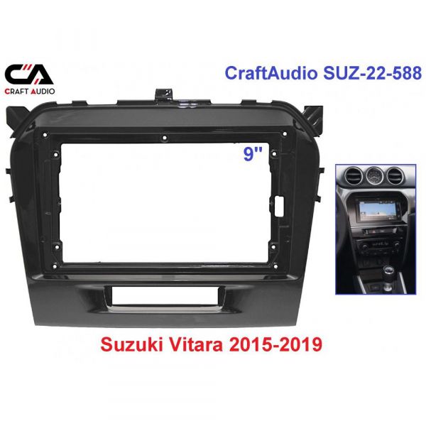   CraftAudio SUZ-22-588 SUZUKI Vitara 2015-2019 9" -  1