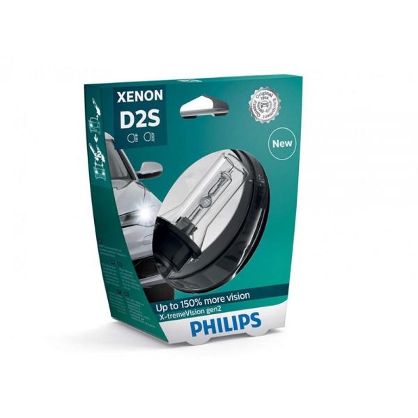   Philips 85122XV2S1 D2S 85V 35W P32d-2 X-tremeVision gen2 +150% -  1