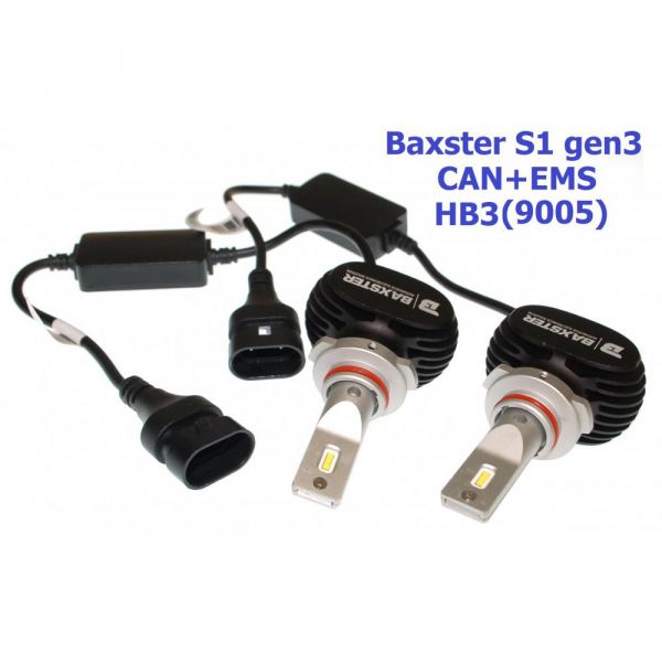   Baxster S1 gen3 HB3 (9005) 5000K CAN+EMS (2 ) -  1